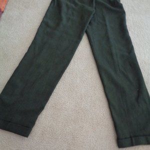 Eddie Bauer wool blend trousers/pants size 8 Tall